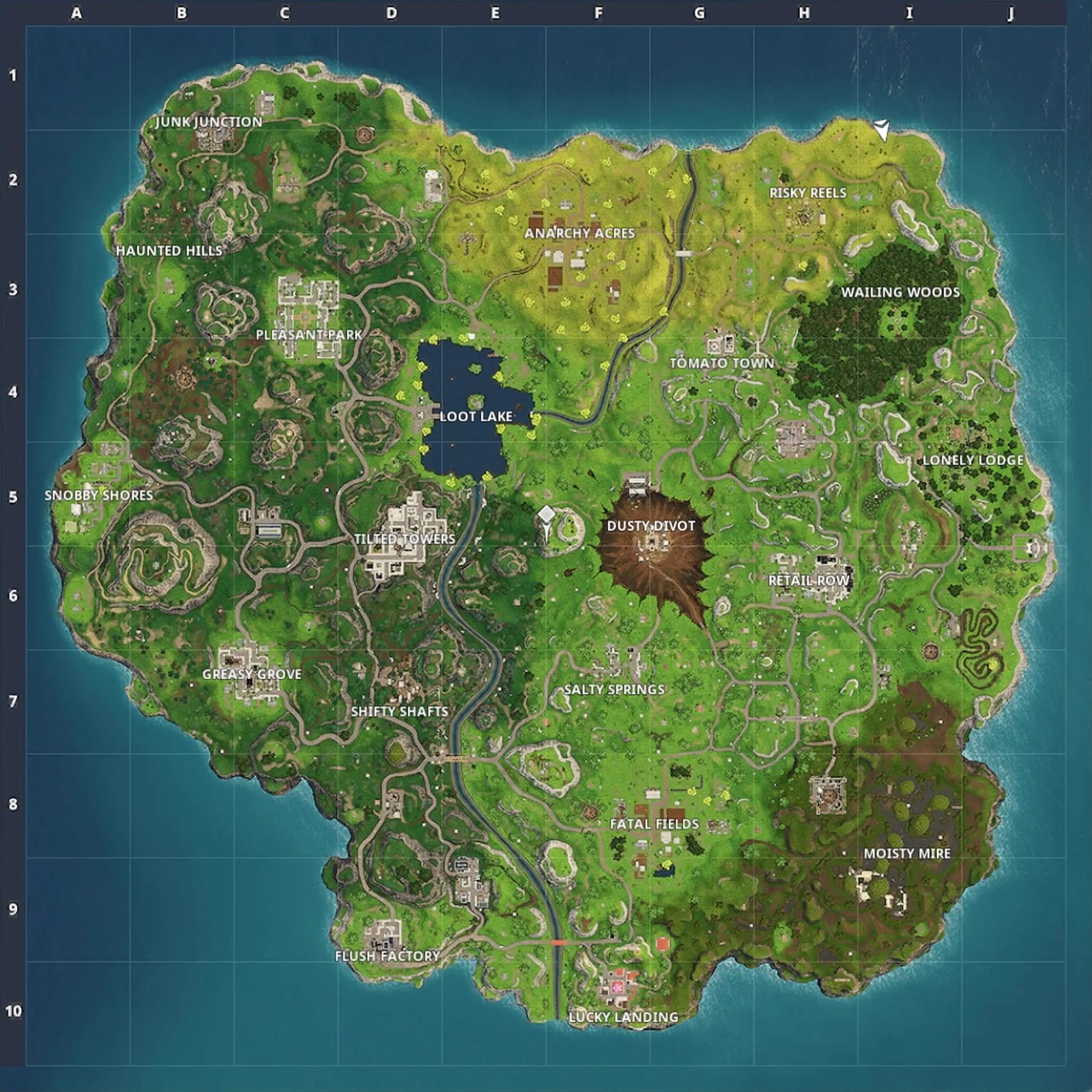 Fortnite-Saisonkarten — Aus welcher Season stammt diese Karte?