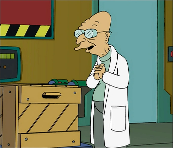 Futurama: Wahrheit oder Fiktion? — Stimmt es, dass Professor Farnsworth eine Zeitmaschine erfand, die nur vorwärts reist?