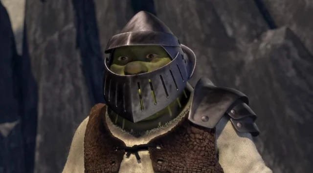 Pensa come Shrek! — C’è un torneo di cavalieri nel regno. Cosa fai?