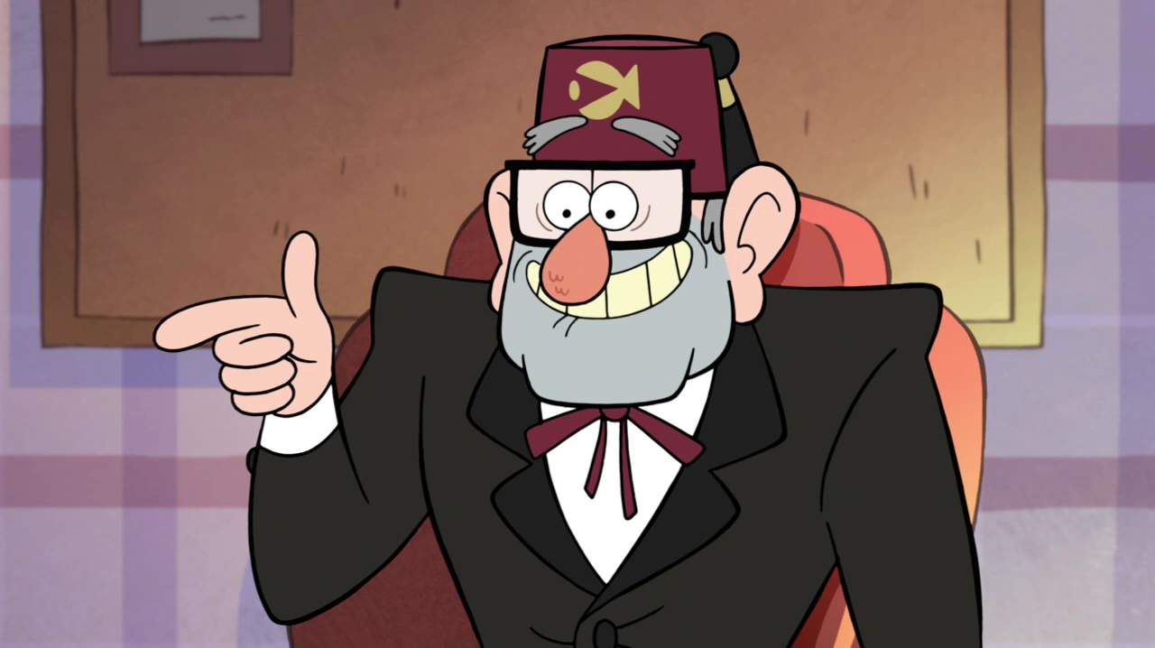 Gravity Falls: Encuentra la verdad — Tío Stan escondió un tesoro en un calabozo secreto bajo su tienda.