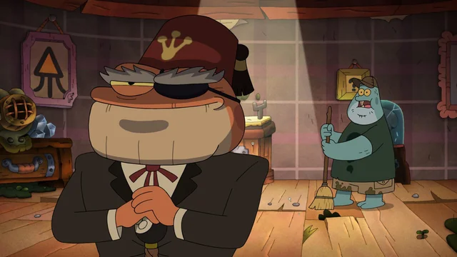 Gravity Falls: Encuentra la verdad — Dipper se transformó accidentalmente en rana por un experimento en el bosque.