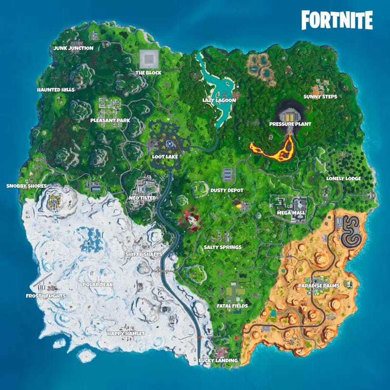 Fortnite-Saisonkarten — Aus welcher Season stammt diese Karte?