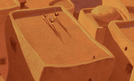 Aladino: Le notti arabe — Cosa ruba Aladdin nella sua prima scena?