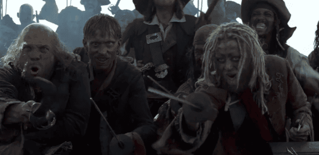 Pirates of the Caribbean — What curse affects the crew of the Black Pearl?