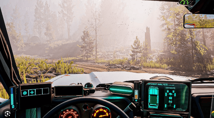 Pacific Drive: Test zur Handlung — Wie groß ist die Zone in Pacific Drive?