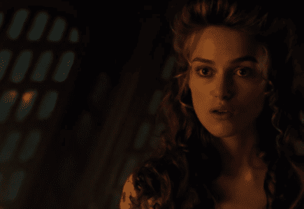 Pirates of the Caribbean — What item does Elizabeth Swann use as a medallion to hide her identity?