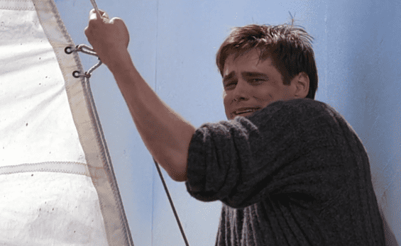 Die Truman Show — Was tut Truman, als er den Rand seiner Welt erreicht?