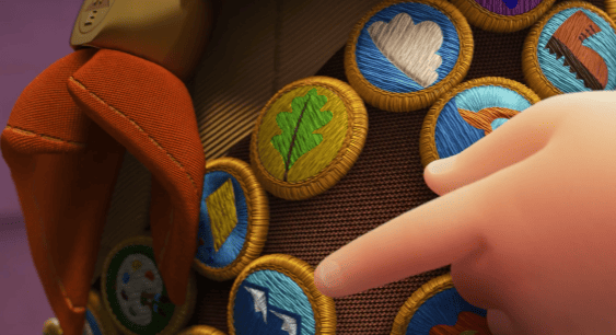 Up Quiz — Which badge was Russell missing?