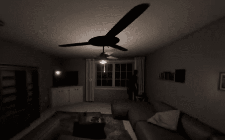 Guess the Ghost in Phasmophobia — During the hunt, the ghost's footsteps and voice are heard only very close, and the flashlight flickers almost simultaneously with them.