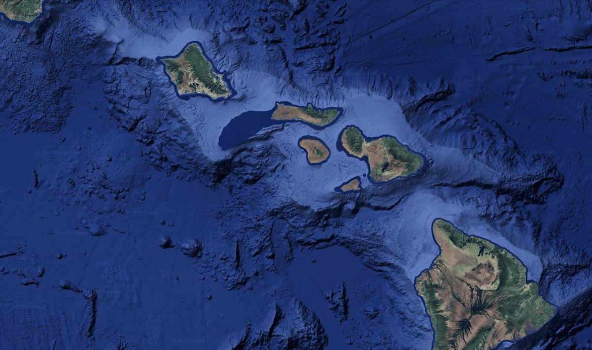 Vista do espaço: adivinhe a localização — Em qual oceano estão localizadas estas ilhas?