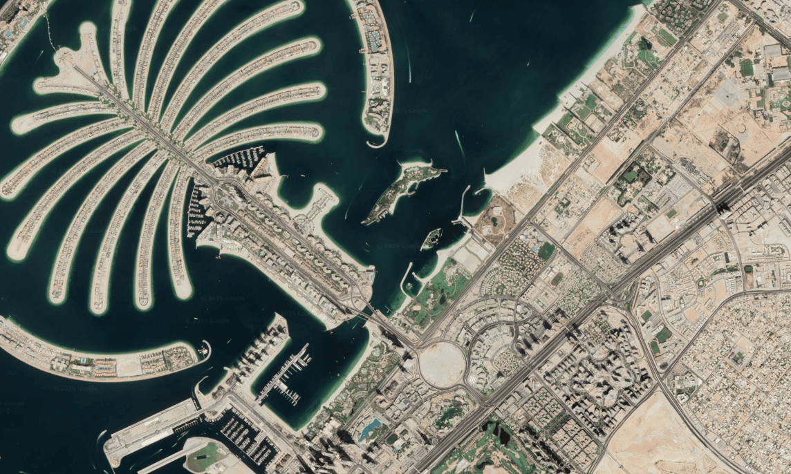 Vista do espaço: adivinhe a localização — Como se chama esta cidade??