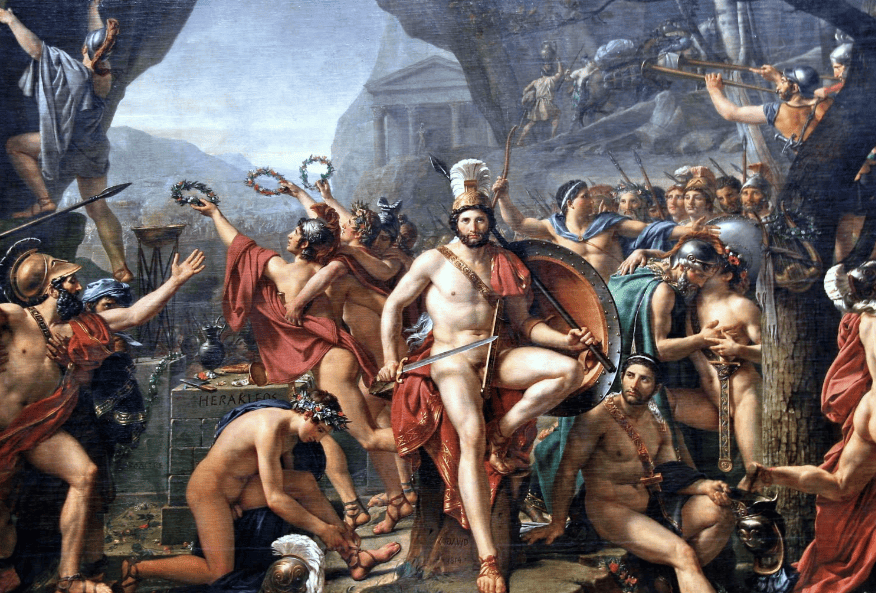 Batalha histórica pela pintura — Qual batalha está representada na foto?