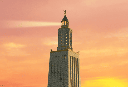 Where is this attraction located? — Alexandria Lighthouse