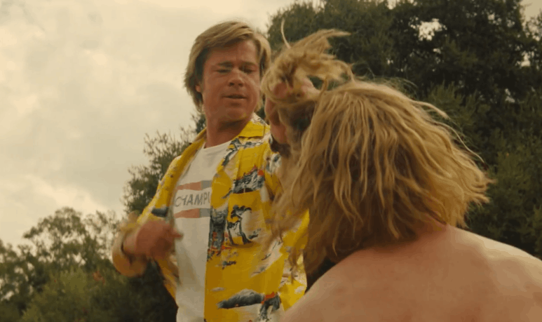 Once Upon a Time in Hollywood — Why did Cliff beat up one of the ranch residents?