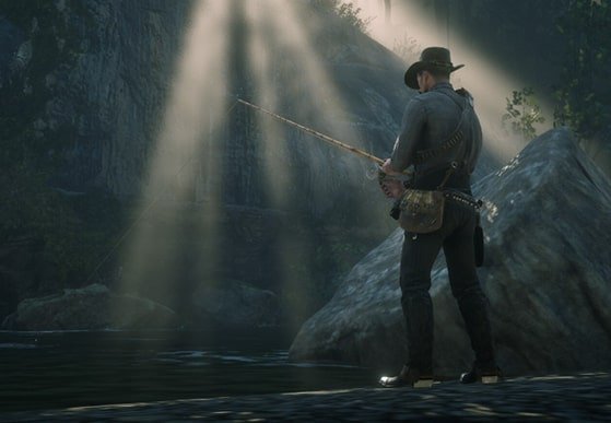 Myths in RDR 2 — Is it true that there is a chance to catch a treasure map while fishing?