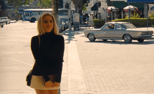 Once Upon a Time in Hollywood — What was the audience's reaction when Sharon watched a movie she was in?