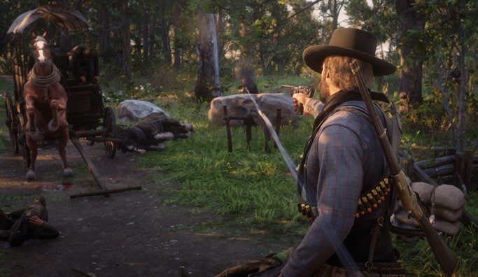 Myths in RDR 2 — Is it true that the sparks from shooting at railway tracks are different for every weapon?
