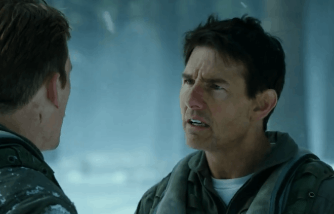 True or False — Top Gun: Maverick — Maverick and Rooster steal a fifth-generation fighter on enemy territory